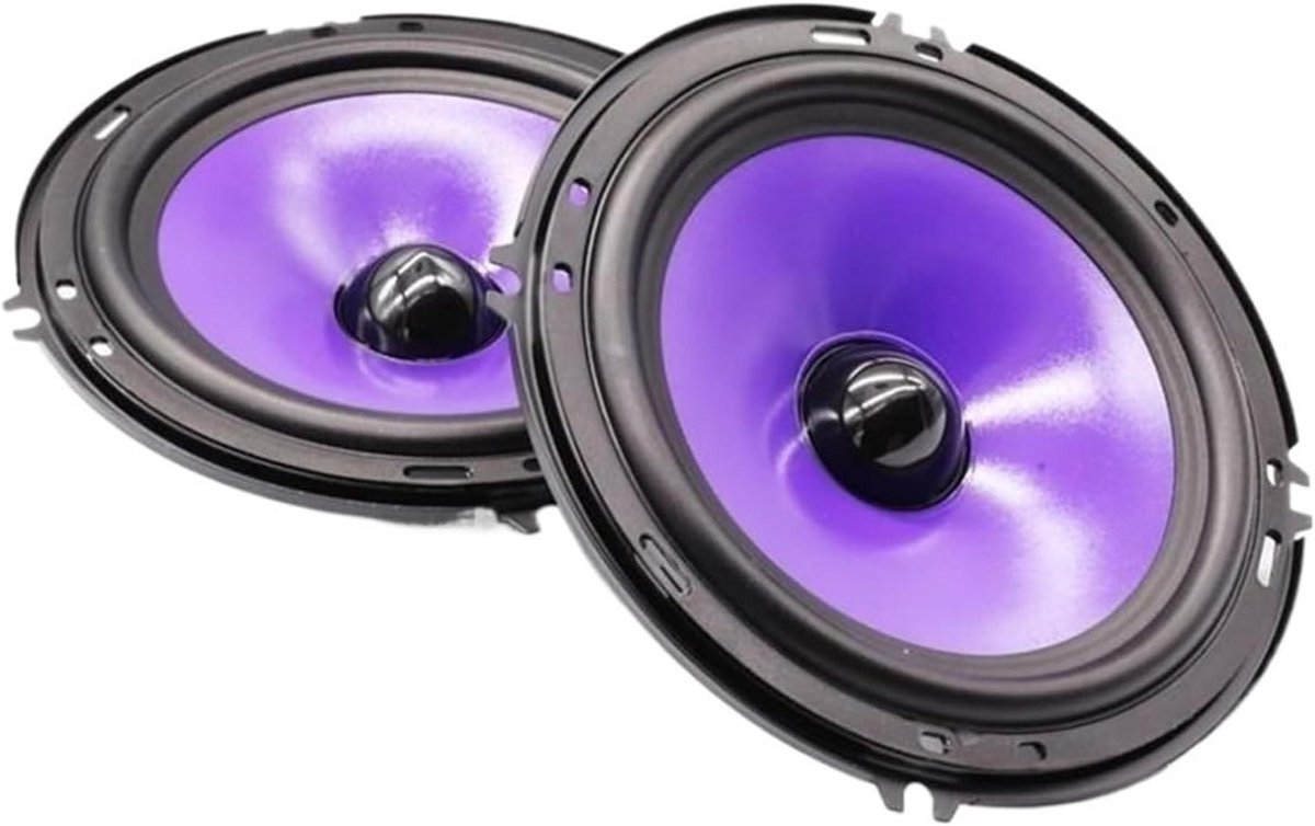 Auto Tweeters - Autoluidsprekers Speakers - Auto Audio Verbeteren - Hoge Gevoeligheid - 6.5 Inch 90W - Zwart
