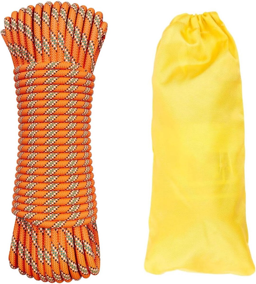 SnelShoppen - Polypropyleen Touw 10 mm, 20 m, Hoogwaardige Slijtvastheid, UV Bestendig, Drijvend, Ideaal voor Boot, Tuin, Kamperen, Bergbeklimmen, Ora