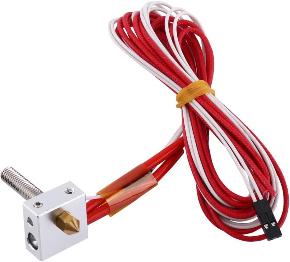3D Printer Assembled Hot End Kit, Hotend Heating Block Kit, Assembled Extruder Hot End Kit 0.4mm Nozzle 3D Printer - ShopVlot
