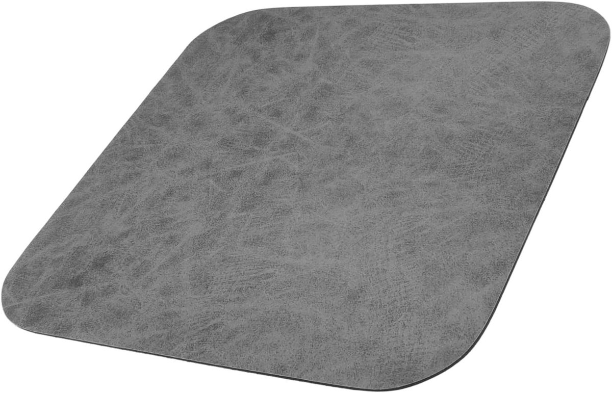 SnelShoppen - Universele Absorberende Mat Antislip Mat voor Robotstofzuiger Vervangonderdelen, Ideaal voor Keuken, Badkamer, Huisdieren, 60x40 cm, Gri