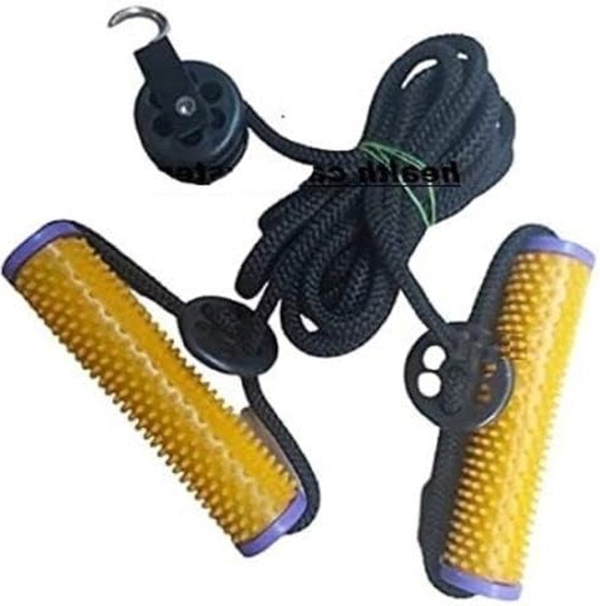 Schouder Pully - Fysiotherapie Katrol - Schouder Mobiliteit - Handvat Acupressuur - 12 x 8 x 3 cm - Multicolor