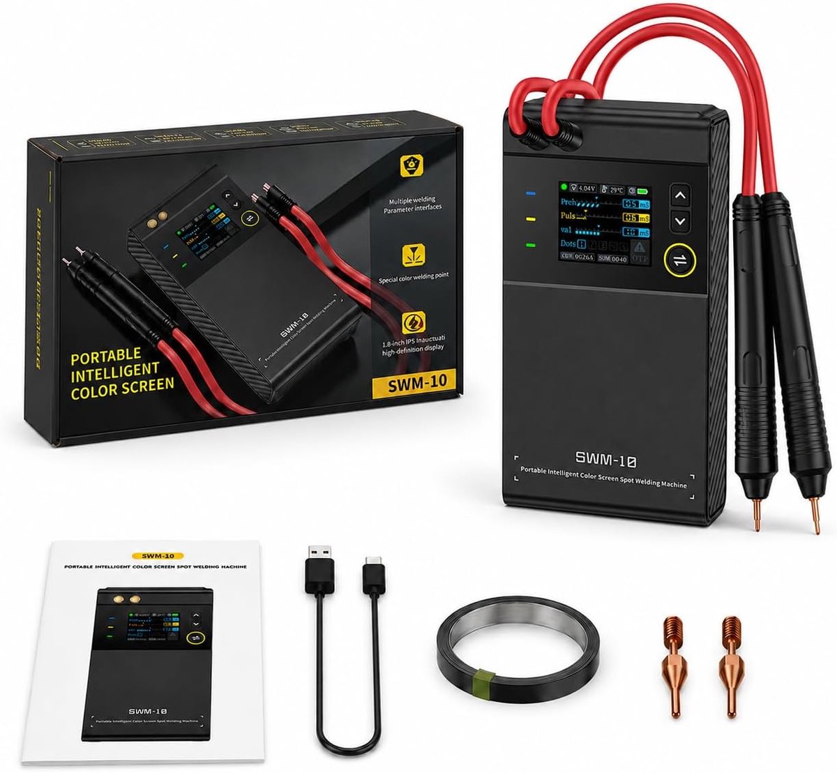 Spotlasapparaat voor Batterijen - Draagbaar Mini Spotlasapparaat - 18650 Accu Lasser - Perfect voor DIY Batterijen - ShopVlot