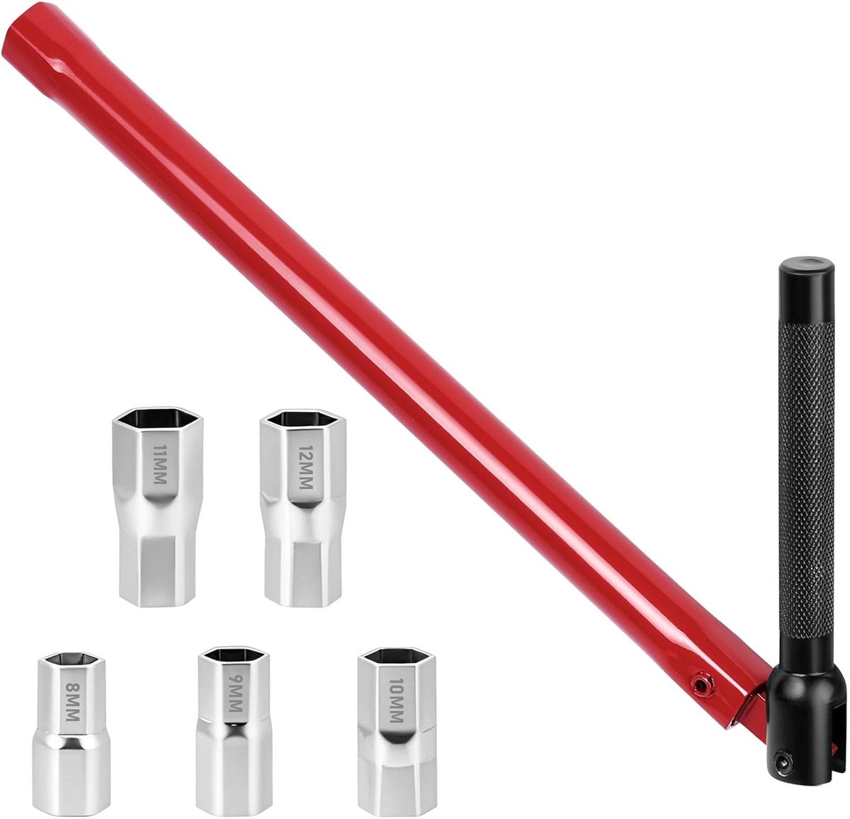 Tap sleutel 8-13 mm - verstelbaar - met verwisselbare sleutelverbinding - ideaal voor badkamer en keuken - SnelShoppen