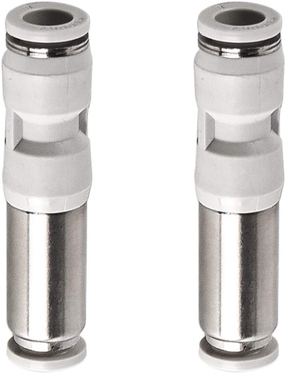 SnelShoppen - 2 stuks 8mm snelle ontgrendelings eenrichtings recht controleklep pneumatische controleklep luchtcompressie verbinding koppelstuk push-i