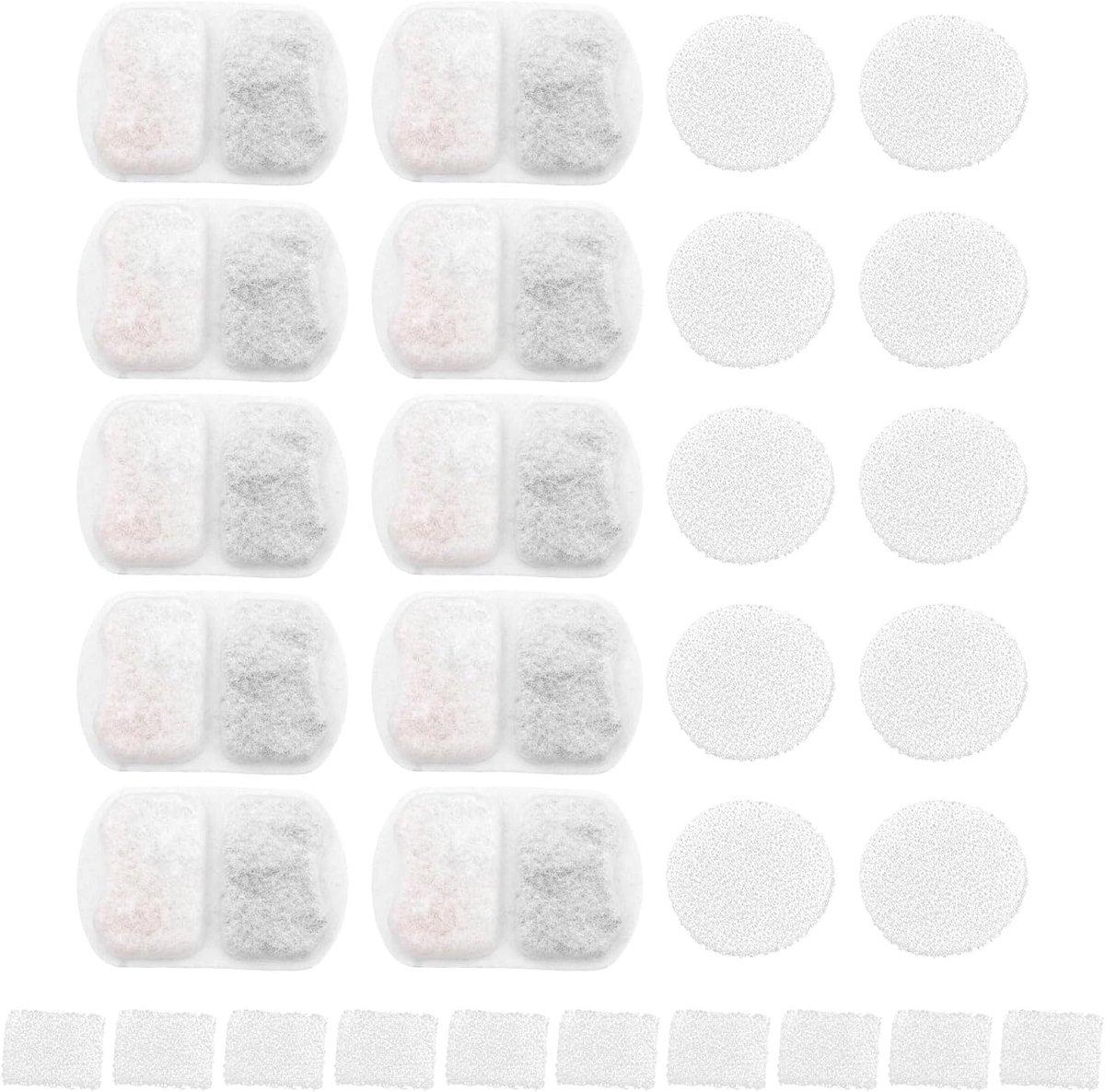 Hond waterfilter vervangingsfilters 10 sets - compatibel met oneisall 7L - voor schoon drinkwater - optimale filtratie - ShopVlot