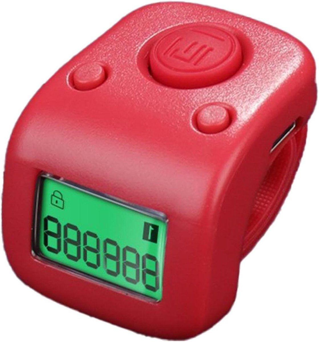 Digit Teller - Klikker Teller - Activiteiten Bijhouden - Waterdicht Ontwerp - 6 Cijfers - Rood