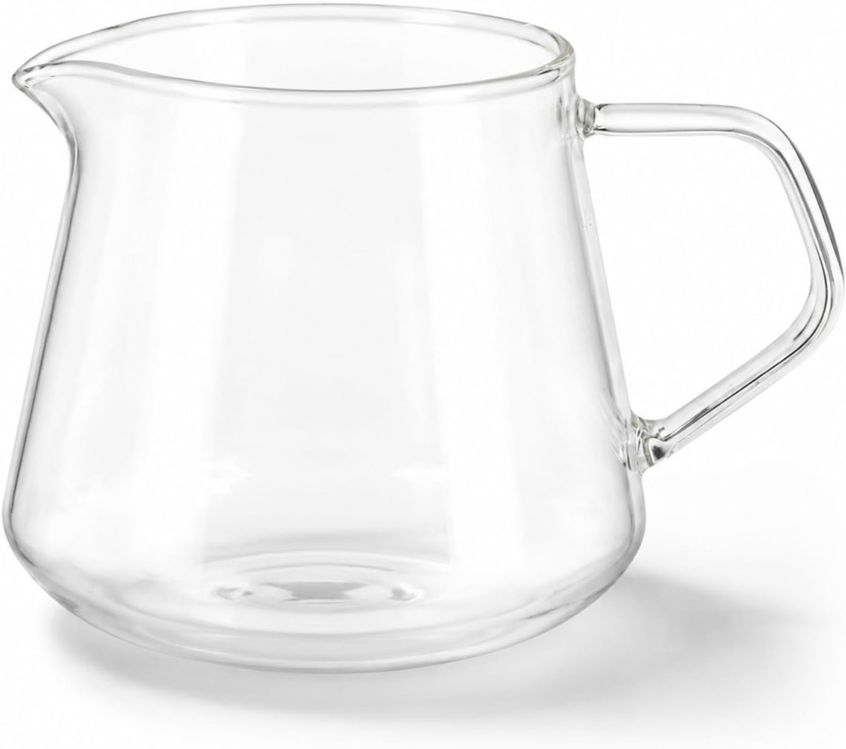 Glass Coffee Tea, High Borosilicate Glass Transparent Anti -Burning Drinking Cup with Handle for Home Kitchen Living - ShopVlot