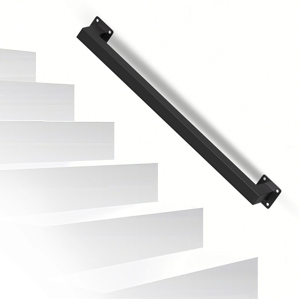Trapleuning voor binnen en buiten Buitensteun voor balustrade Voor veiligheid Wandbevestiging 60 cm