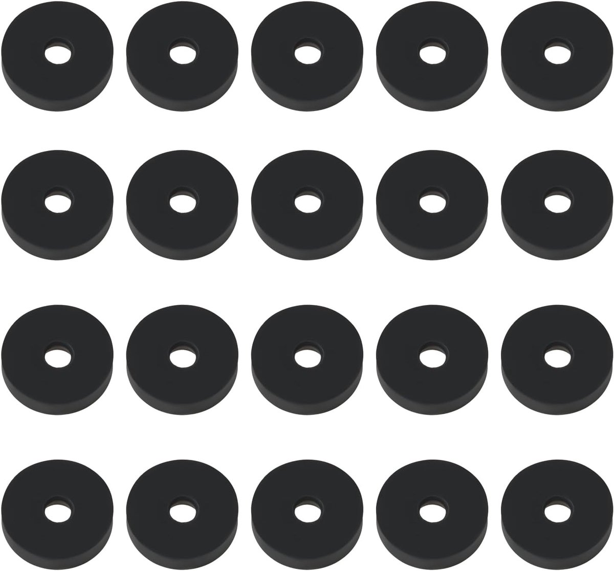 SnelShoppen - 20 Stuks 1/2" BSP Type B Afvoer Klep Ringen Rubber Voor Wasmachines en Boilers - Flexibel en Duurzaam - 12x4.25x2.5mm