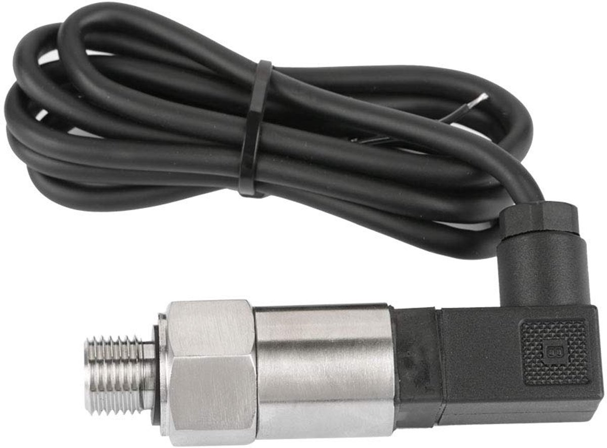 SnelShoppen - Waterdrukomvormer 4-20mA, G1/4" Siliconen Druktransmitter voor Water, Gas en Olie (0-0.2MPA)