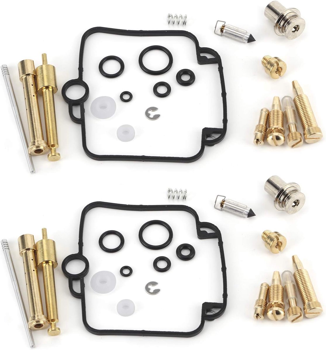 SnelShoppen - Universele Carburetor Reparatie Kit 2 Sets Voor F650 GS500E - Carburetor Onderhoudsset met Sealing Componenten - Hoogwaardige Motoronder