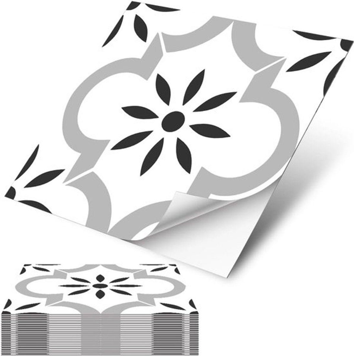 Zelfklevende Tegelstickers 20x20cm - 20 Stuks Waterdichte DIY Tegels voor Keuken, Badkamer en Wanddecoratie