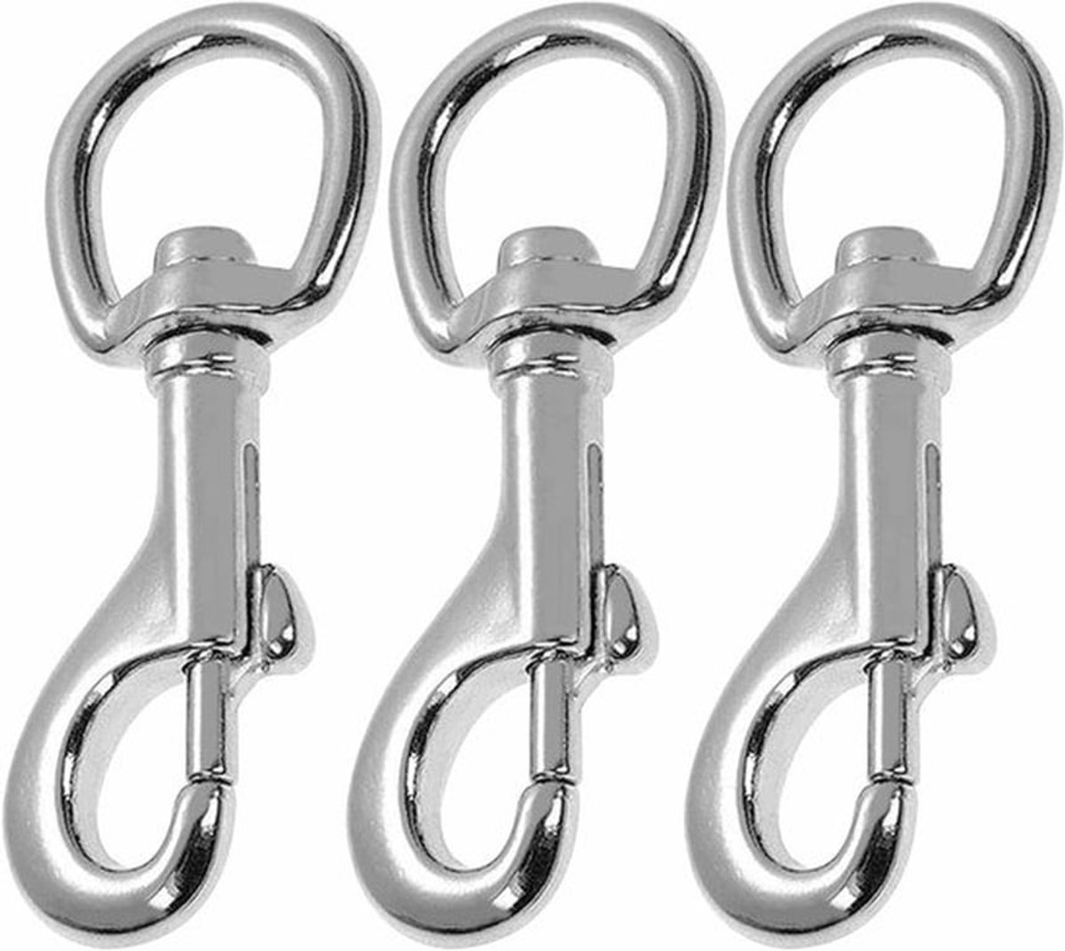 Duurzame en Robuuste Haak voor Hondenriem met 360° Rotatie, Ideaal voor Sleutelhangers en Accessoires
