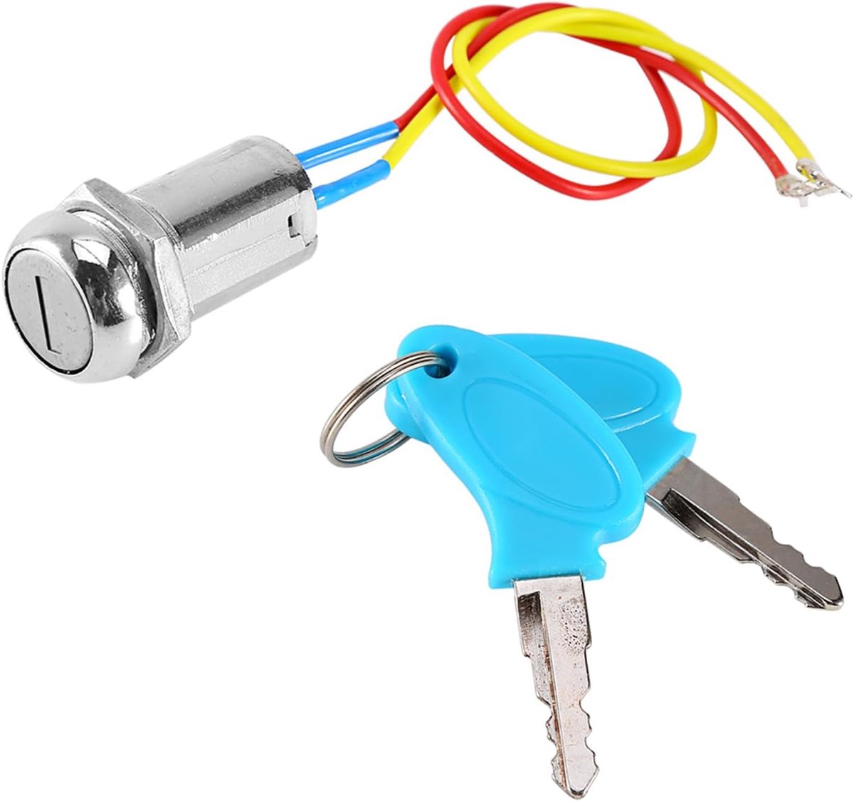 SnelShoppen - Ignition Lock Sleutelslot 2 Draad Sleutelslot Voor Elektrische Scooter ATV Moped Kart - Betrouwbaar en Veilig