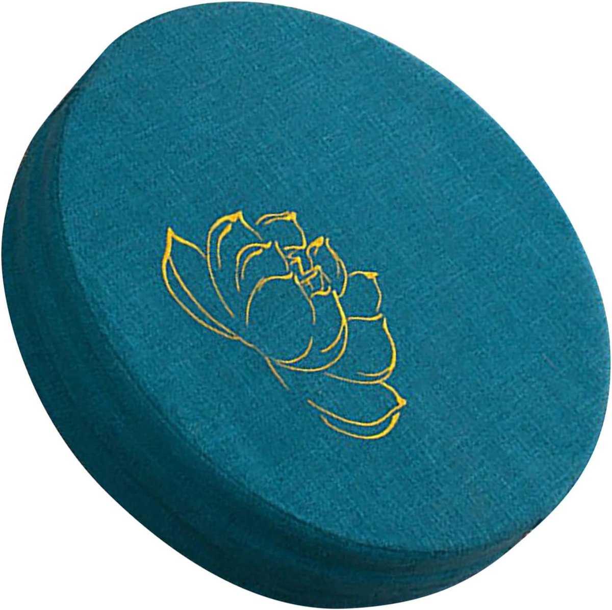 SnelShoppen - Meditatiekussen, Wasbaar Minimalistisch Ontwerp Vloerkussen voor Tatami (blauw, rond, hygiënisch, interieur, yoga, meditatie)