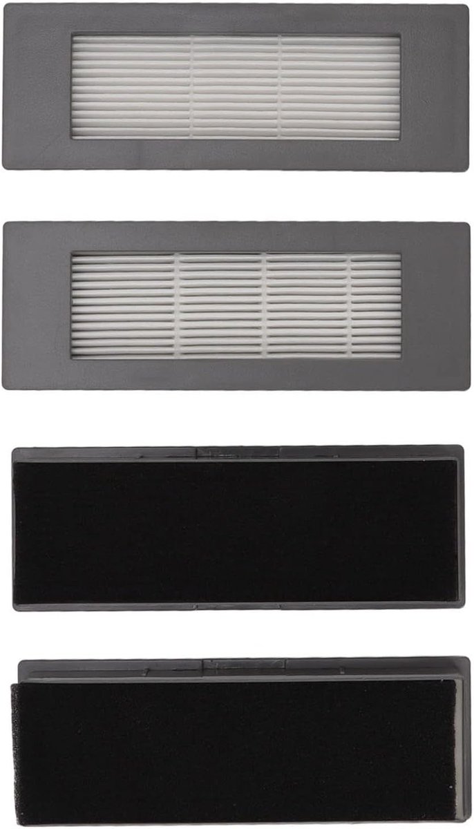 SnelShoppen - 4 Stuks Vervangfilters voor Yeedi VAC Max Station Stofzuiger - Hoogwaardige Onderhoudsaccessoires - Perfecte Pasvorm - Eenvoudige Instal