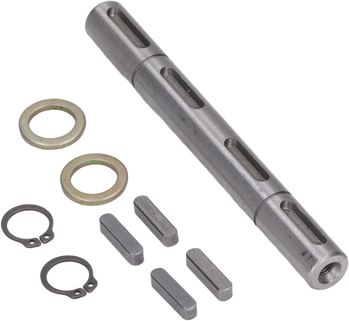 Motor double output shaft, stable transmission Worm reducer Double output shaft alloy steel for industrial - ShopVlot