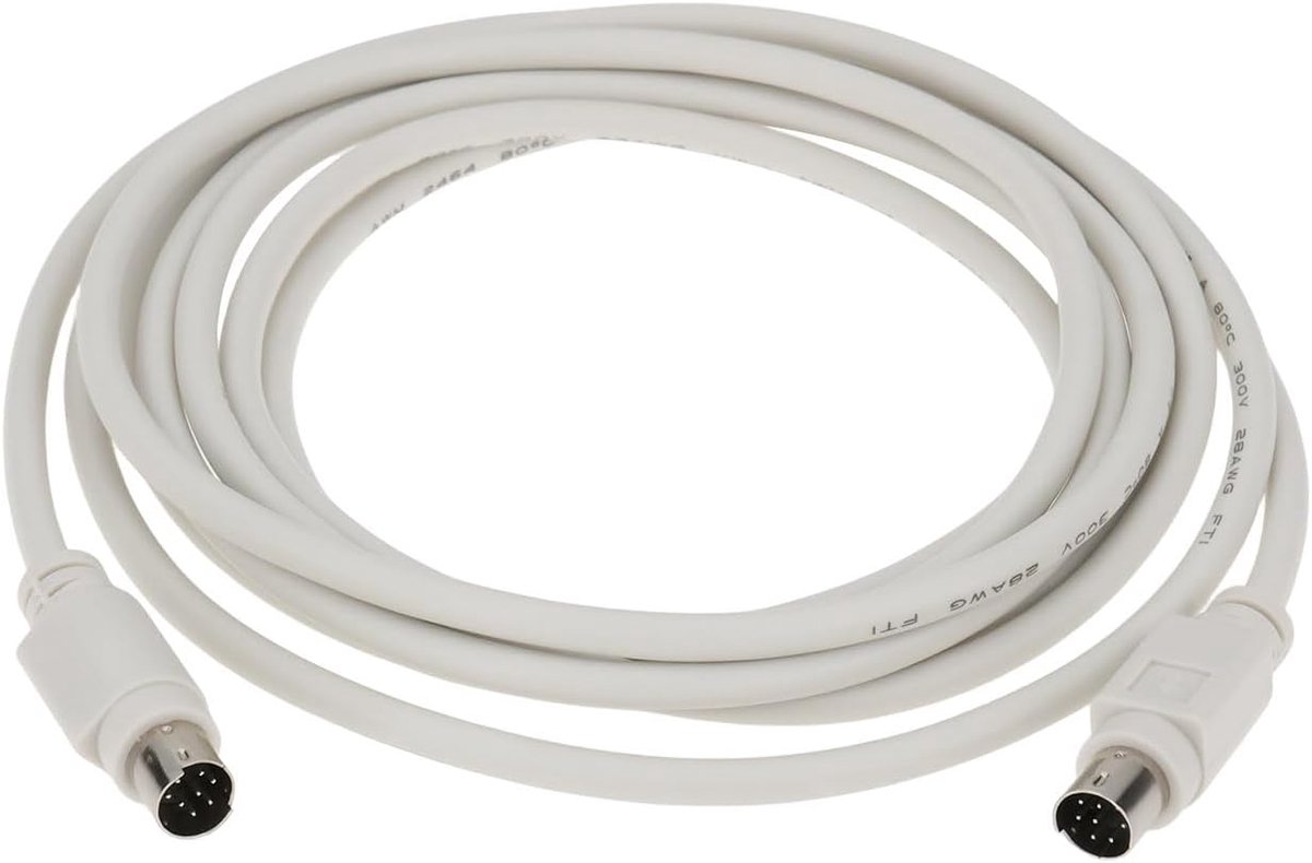SnelShoppen - 3m HD Sync Kabel 8 Pin Mini DIN voor Pro Tools HD Kaarten - Hoogwaardige Synchronisatie Kabel voor Studio Setup