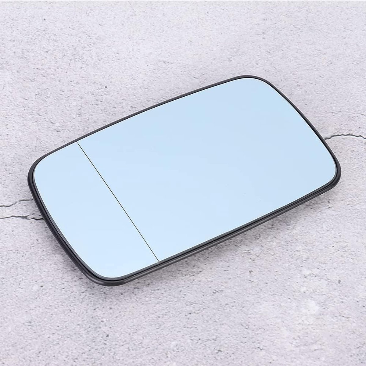 SnelShoppen - Verwarmd Zijkant Spiegelglas Elektrisch Ontwasemend Spiegel voor 3 Serie E46 1998-2005 Rechterzijde Passagierszijde