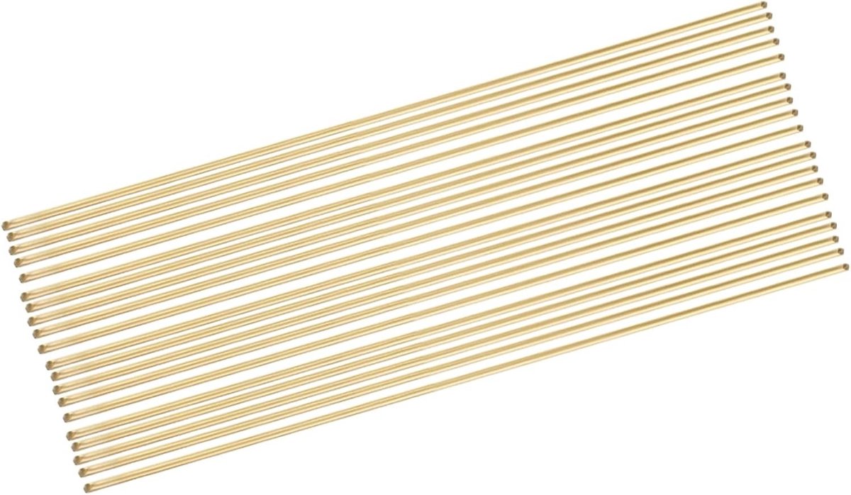 20 Stuks Gouden Messing Lood, Solderen, Reparatie, Lassen Accessoires, 1.6mm x 240mm, Smeltpunt 855℃~900℃