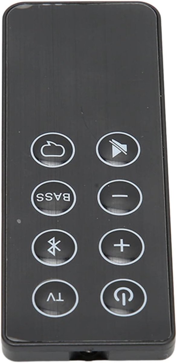 SnelShoppen - Universele Vervangende Afstandsbediening voor Soundbar - Ergonomisch Ontwerp met Hoge Elasticiteit, Geschikt voor 5 Controllers inclusie