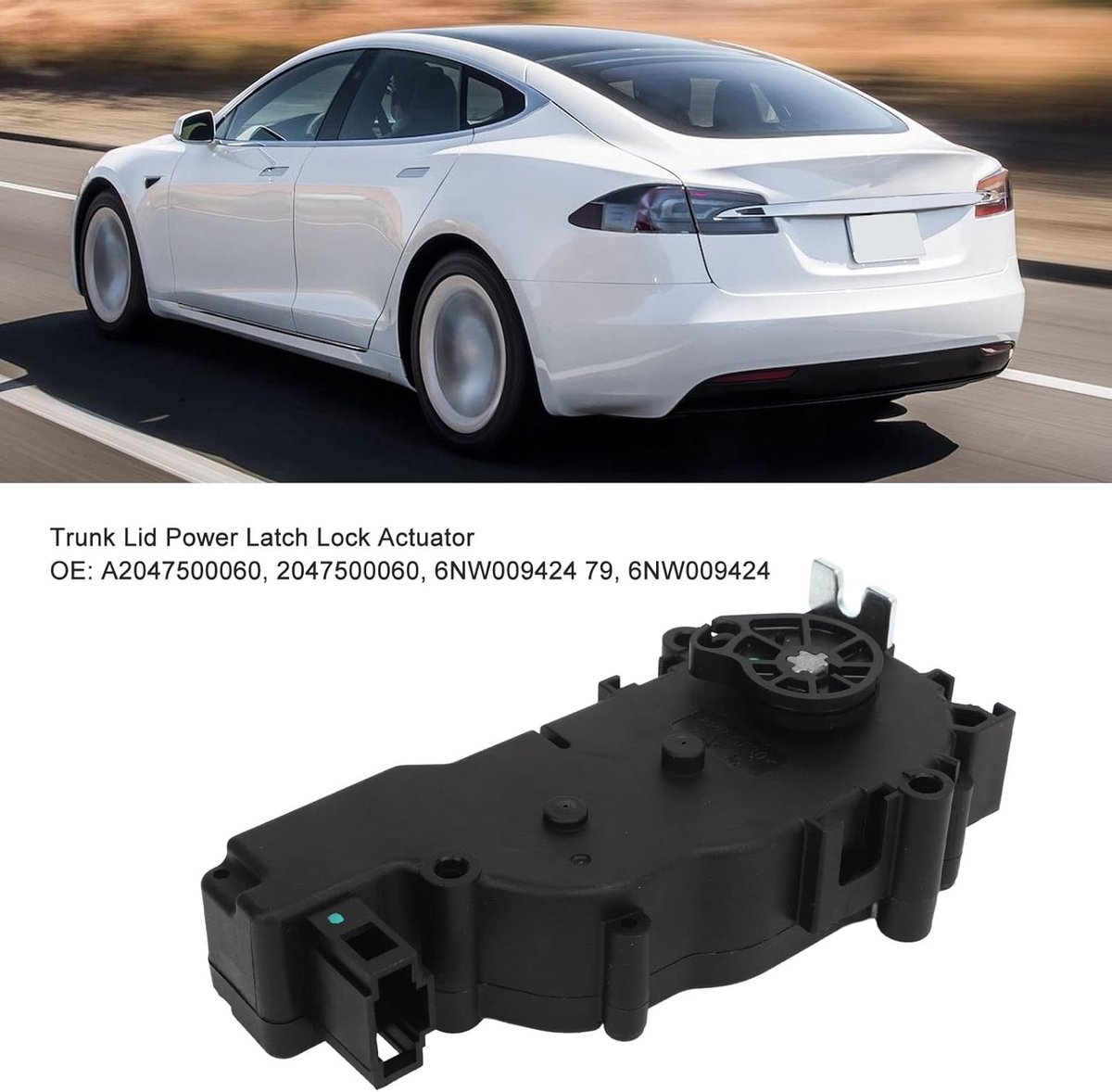 SnelShoppen - Elektrische Achterklep Slot Mechanisme Vervangingsonderdeel voor Model S en Model 3 - Trunk Lock Actuator - Hoogwaardige Kwaliteit