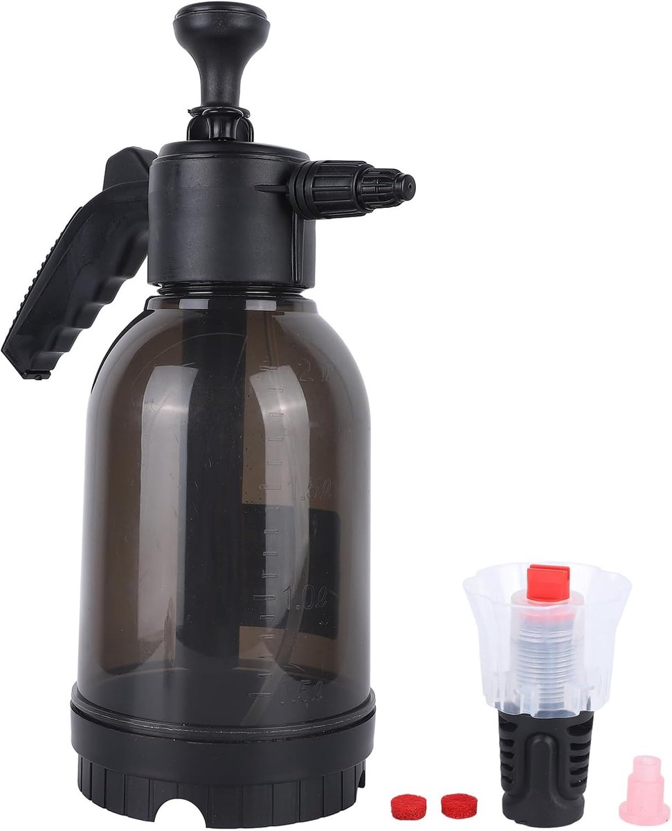 SnelShoppen - Foam Sprayer Foampomp Handdruk 2L - Handzeep Spuitpistool voor Auto Motor Tuin en Bloemen - Dikke Schuim en Mist Genereren