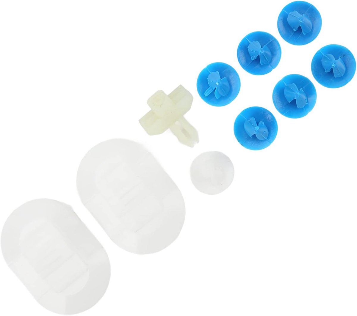 SnelShoppen - 10 Stuks DS3 Plastic Fittingen, Zijskirt Clips, Sterke Zijdelings Bevestigingsclip Set voor DS3 2009-2015, Robuuste Sun Hook Clips voor