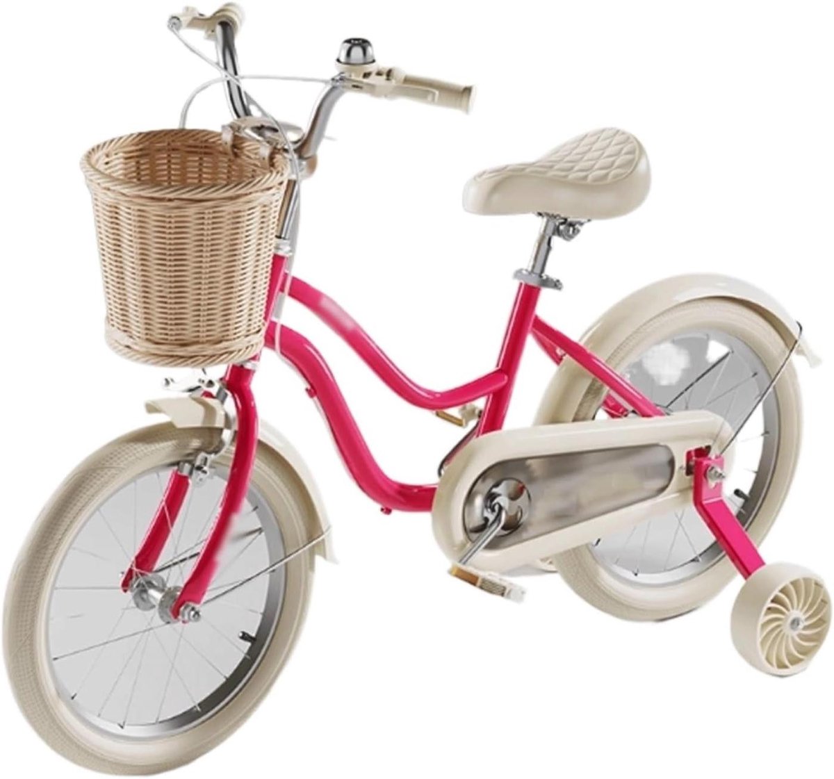 Kinderfiets Peuterfiets Rijfiets Leren Fietsen Dubbele Handrem 12 inch Rood
