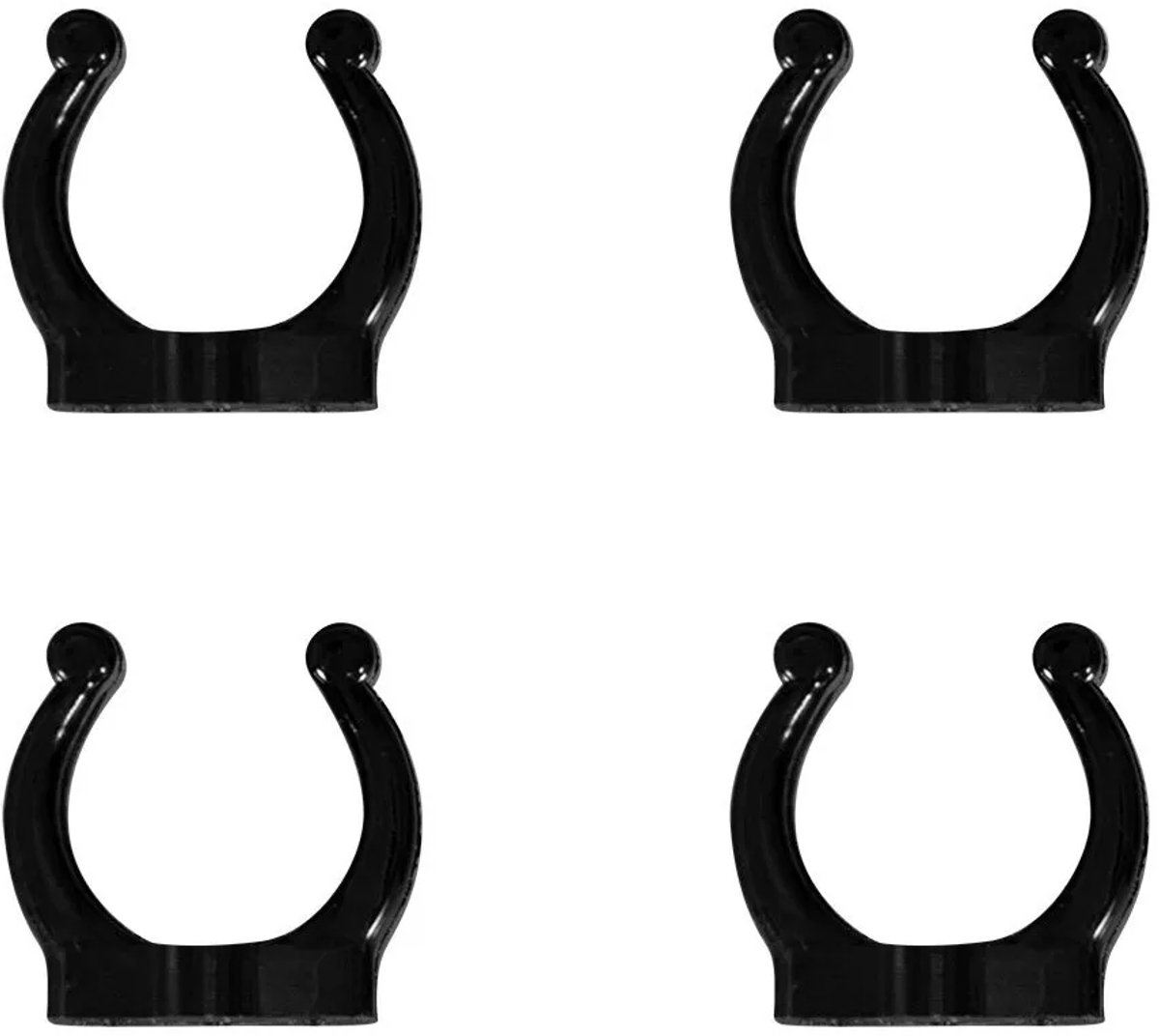 Plastimo Houderklemmen Ondersteuning Zwart 16 mm (4 pcs)