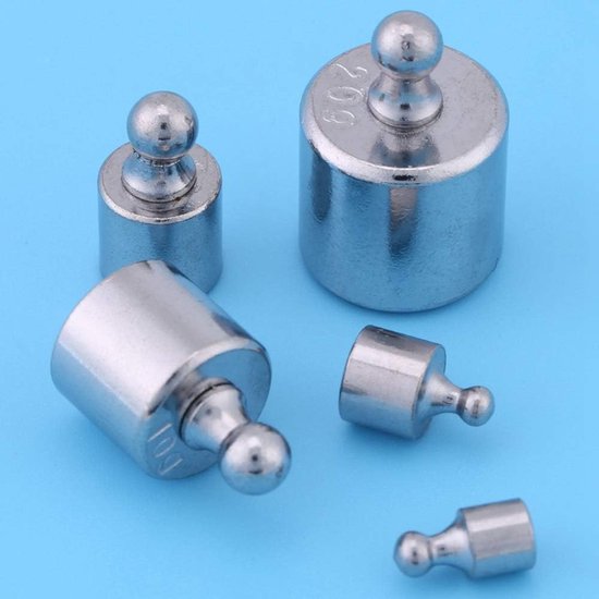 JHUBERS - Kalibratiegewicht Set - 1g 2g 5g 10g 20g - Precisie en Nauwkeurigheid - Geschikt voor Digitale Schaal - Gewichten Set - Voor Wetenschappe... van Jhubers — afbeelding 4