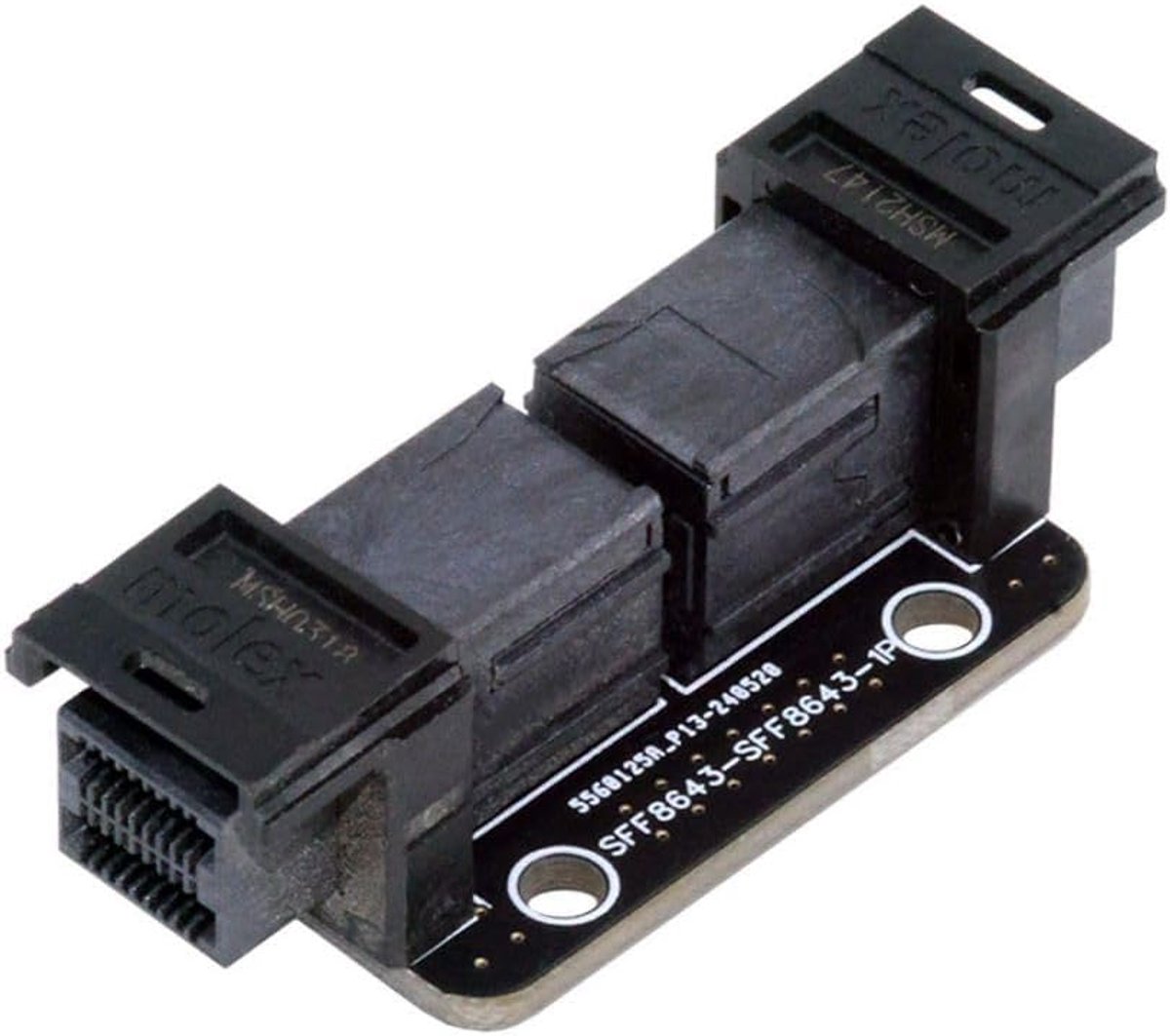 SnelShoppen - SFF-8643 Koppeling Adapter Mini SAS 4.0 Female naar Female Intern Uitbreidingsadapter voor 24Gb/s Verbinding