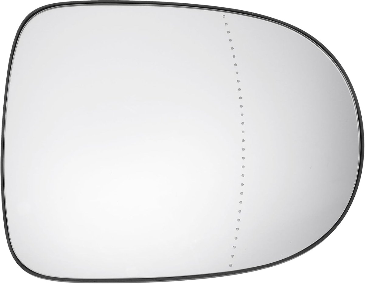 SnelShoppen - Auto Achterzijde Zijspiegel Rechts Vervangglas Asferisch Verwarmd Wit Glas voor Renault CLIO 2010-2013 en Renault TWINGO 2007-2014