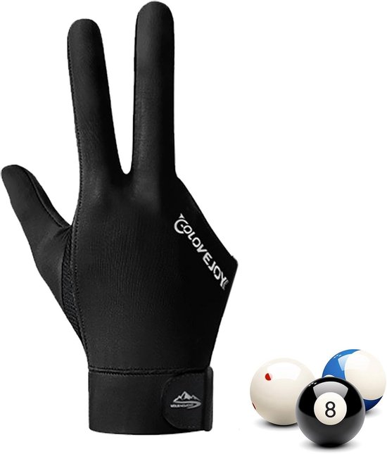 Biljarthandschoenen - Sporthandschoenen Pool - Biljartspel Verbeteren - Verde Grip Controle - 21x9cm - Zwart — afbeelding 5
