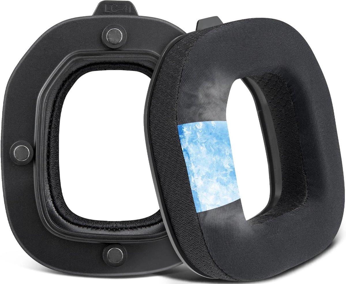 SnelShoppen - Cooling gel vervangende oorkussens voor Astro A40 TR headset - ademend ijszijden stof, hoog-dichtheid schuim, houdt oren koel in de zome