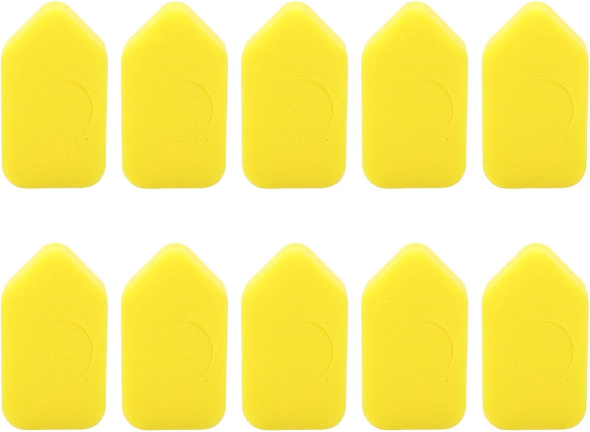 SnelShoppen - 10x Foam Luchtfilterelementen Schuim voor Gazonmaaier Motor Vervanging 698369, Geschikt voor Diverse Modellen