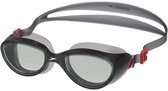 Speedo Futura Hydrospex Zwembril - Comfortabele Duikbril Volwassenen - Anti condens & UV-bescherming - Recreatieve Zwembril met Verstelbare Band - Zwart/Grijs