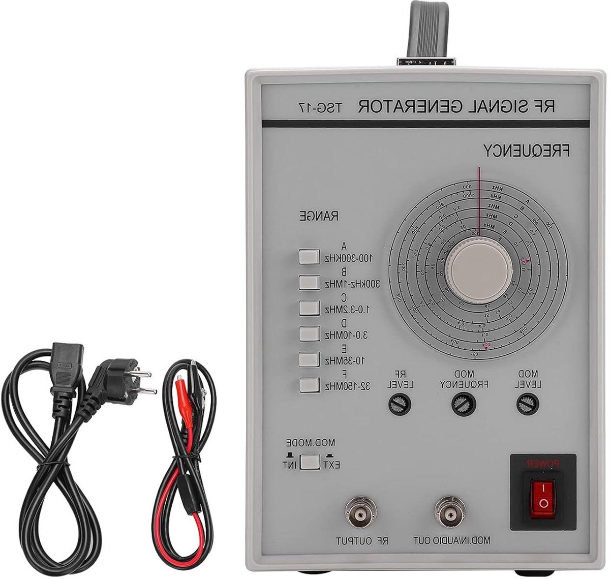 Functiegenerator - Signaalgenerator - Elektrisch Testen - Grootschalige Signaalomzetting - 100 KHz - 150 MHz - Grijs