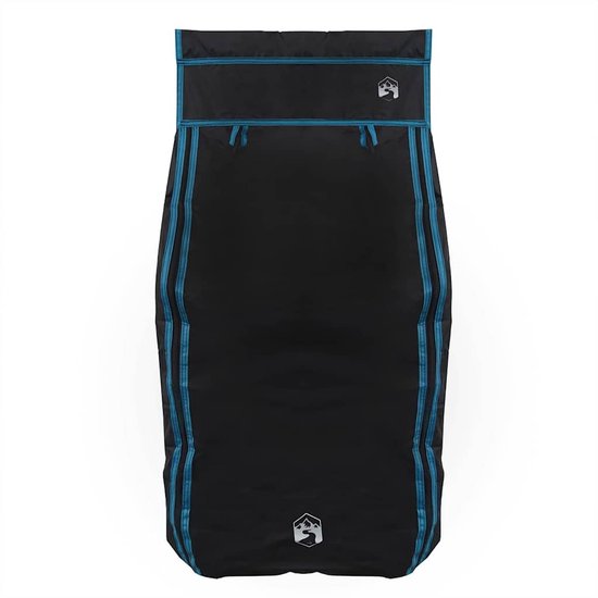 vidaXL - Hangende - Tent - Organizer - 10 - Vakjes - Zwart - 40,5 - x - 25 - x - 80 - cm van Vidaxl — afbeelding 4