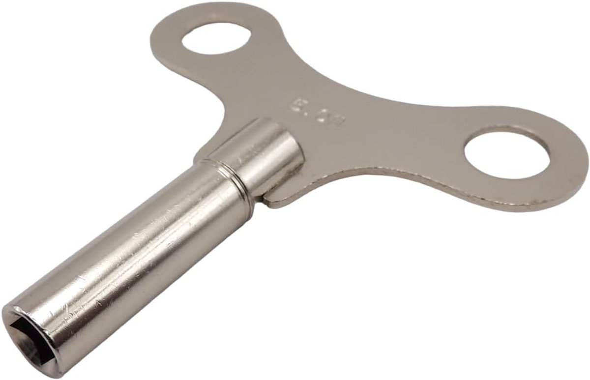 Winding key 4.25mm - vernikkeld staal - vlinderontwerp - perfect voor klokken en muziekdozen - SnelShoppen