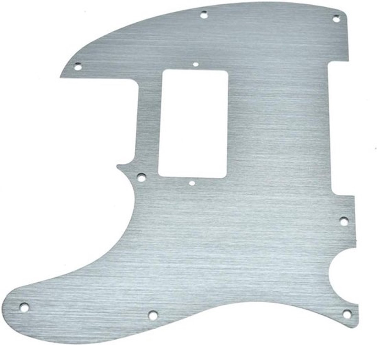 8 Gaten Aluminium Geanodiseerde Tele Humbucker Pickguard Scratch Plate voor Amerikaanse/Mexicaanse Gitaren - Zilver, Lichtgewicht en Duurzaam