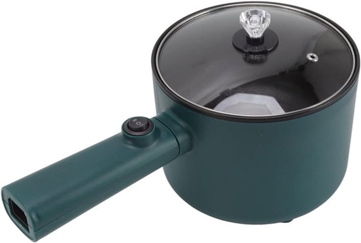 Elektrische Hotpot 1.8L - Multicooker voor Noodles, Soepen en Stoven, Ideaal voor Reizen en Studentenhuizen