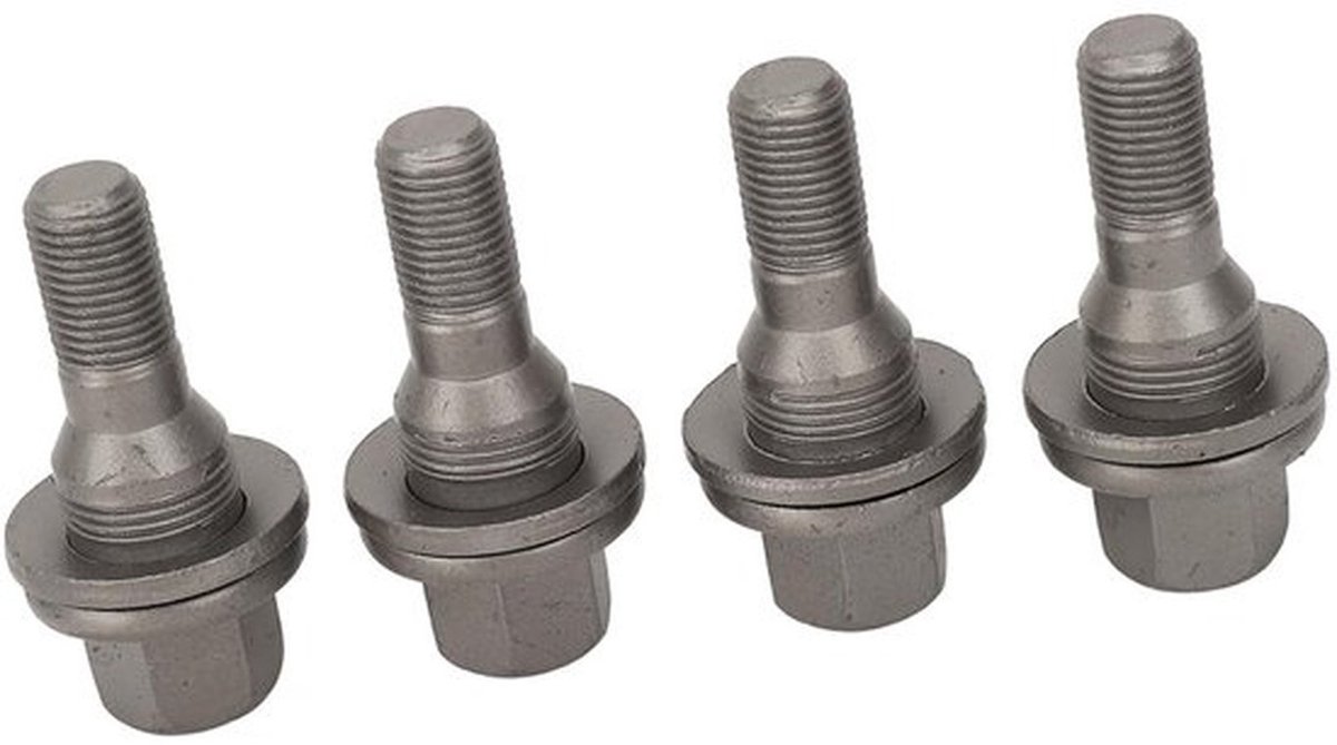 Set van 4 stuks 17mm Hex Wielbouten voor Vervanging van Banden en Velgen voor Peugeot 206, 207, 308, 407