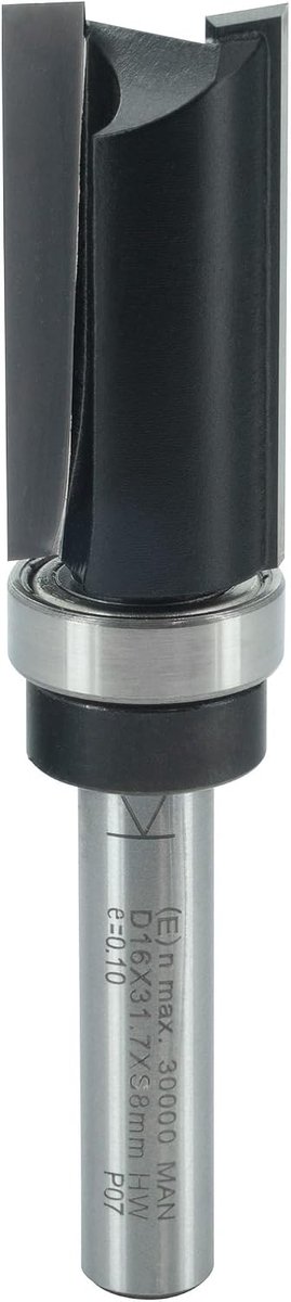 ENT 11657 Edge milling cutter, Carbide metal, Shank diameter (S) 8 mm, Fremameter (D) 16 mm, NL 32 mm, SL 32 mm, GL 77 - ShopVlot