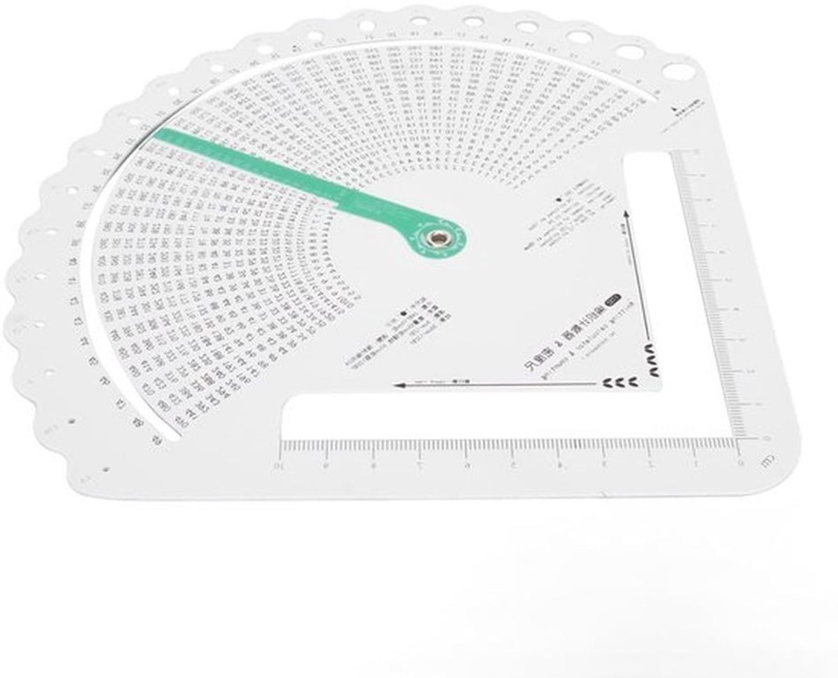 Multifunctionele Breiruler en Meetlat - Nauwkeurige Breisteken Calculator en Teltool voor Handwerken
