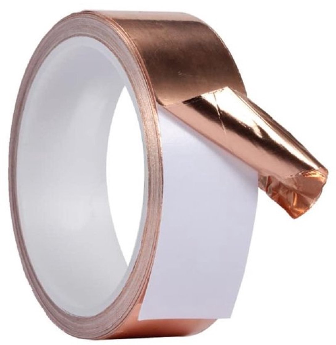 30m x 30mm Koper Tape voor Slakkenbestrijding, Hechting, EMI Shielding en Aarding van Muziekinstrumenten
