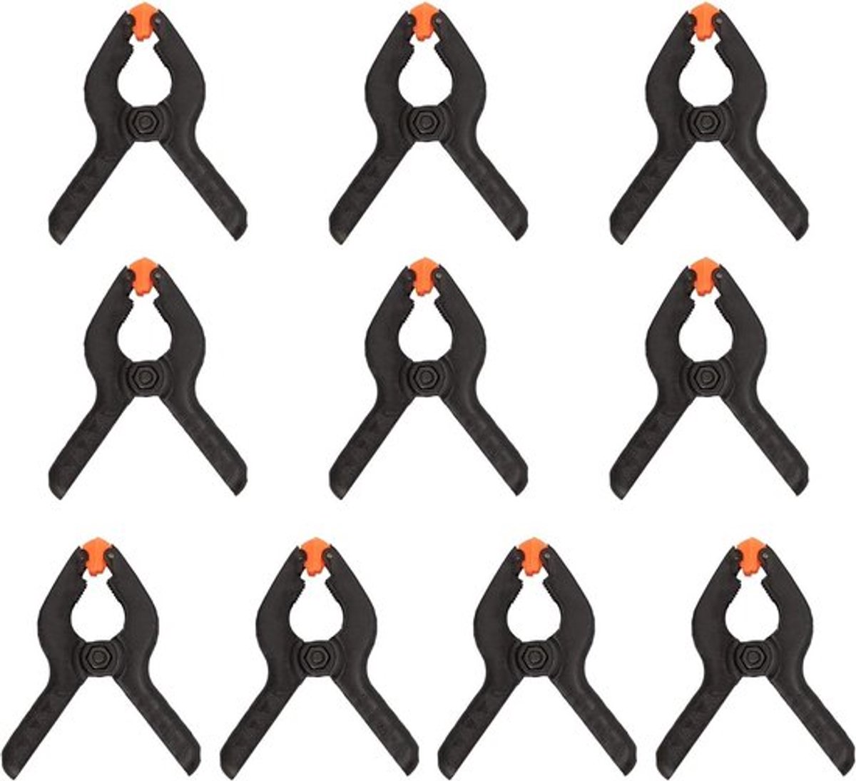 10 Stuks Nylon Spanklemmen 5 cm Mini Klemmen, Sterke Plastic Klemmen voor DIY Projecten, Houtbewerking en Creatieve Klussen
