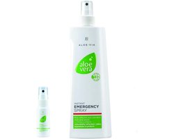 Junjun LR Aloe Vera Quick Emergency Spray 400 ml Multi-Talent & 1 Small Spray Bottle Empty - ShopVlot