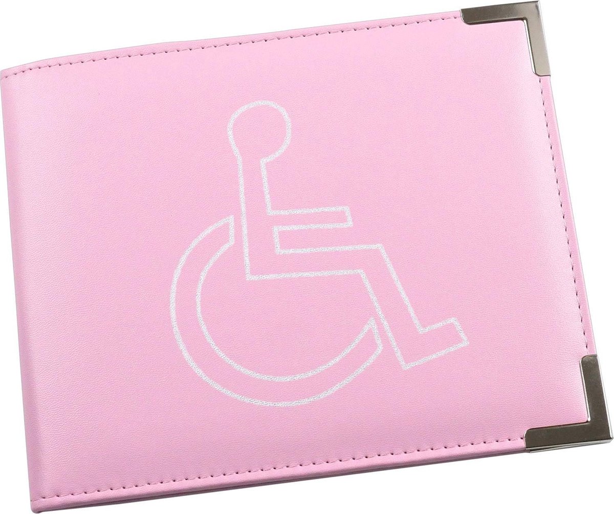 Esposti Disabled Badge and Timer Holder with Metal Corners (Hologram Safe) Pink - ShopVlot