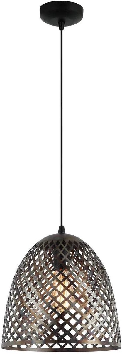 Pavia Hanging Lamp 1 Light Ø 30cm - Black - ShopVlot